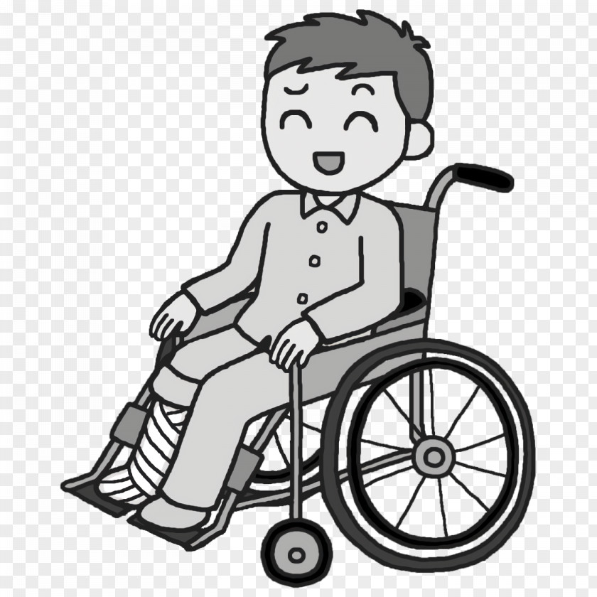 Older Aged Wheelchair PNG