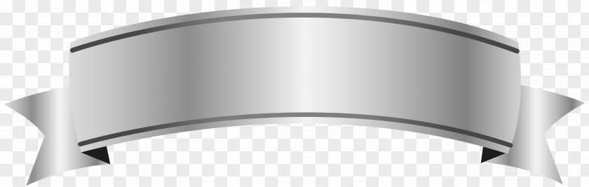 Silver Banner Clipart Image Ribbon Clip Art PNG
