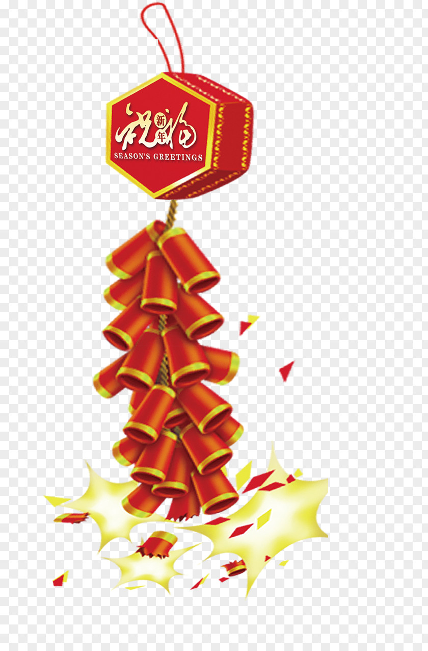 China Wind Firecrackers Chinese New Year Years Day Firecracker Clip Art PNG