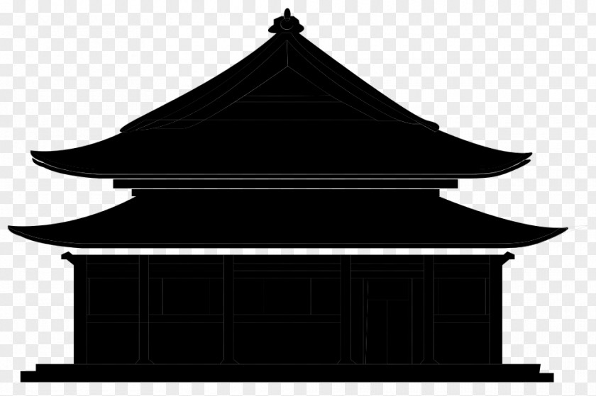 Facade House Roof Chinese Architecture PNG