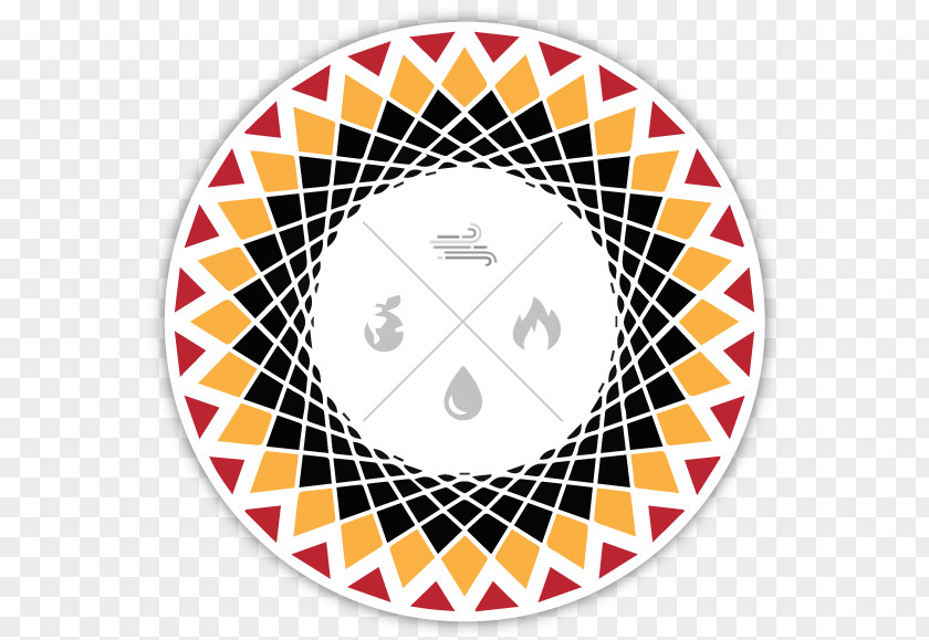 Medicine Wheel India Art PNG