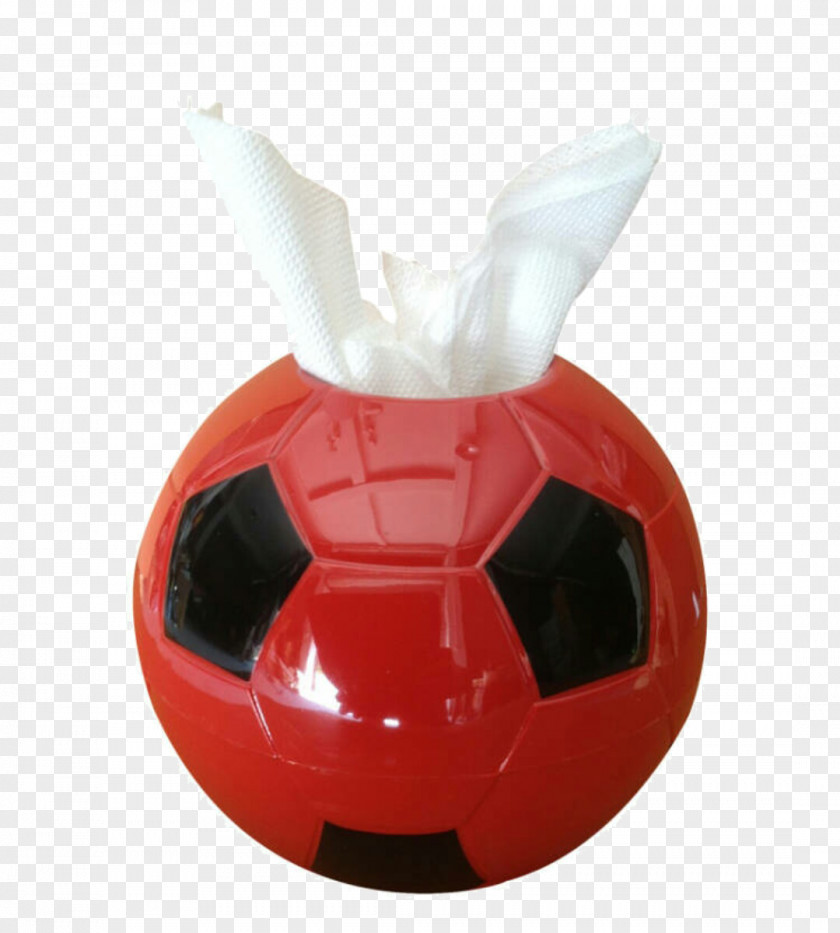 Red Soccer Tissue Box Paper Towel Facial PNG
