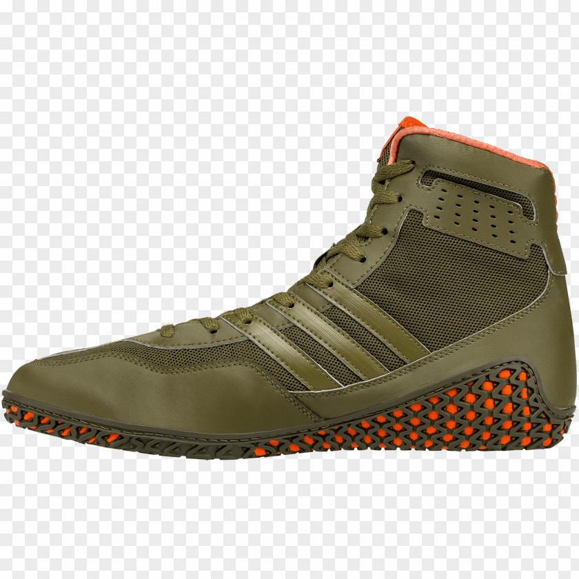 Adidas Sneakers Wrestling Shoe Green PNG