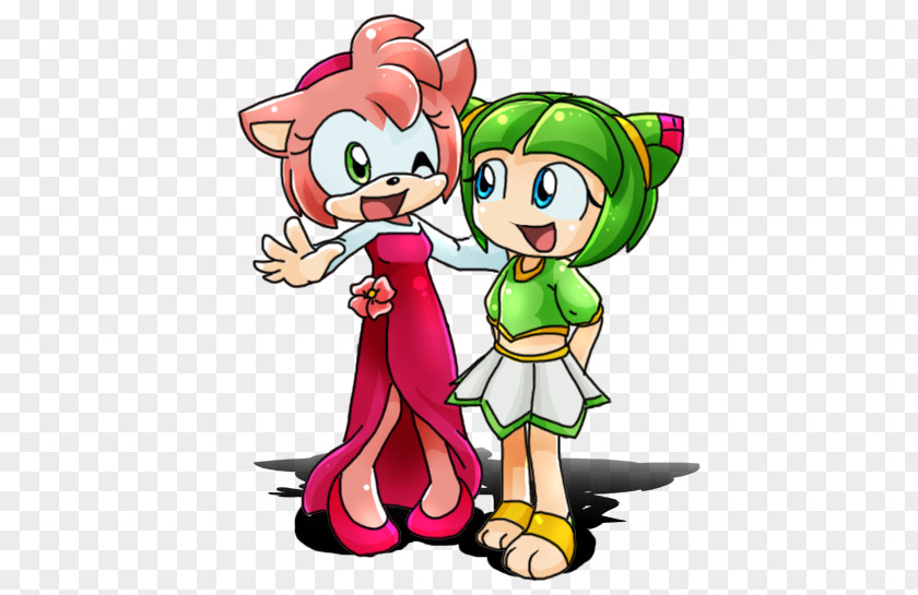 Amy And Cream Rose Cosmo Sonic The Hedgehog Tails X PNG