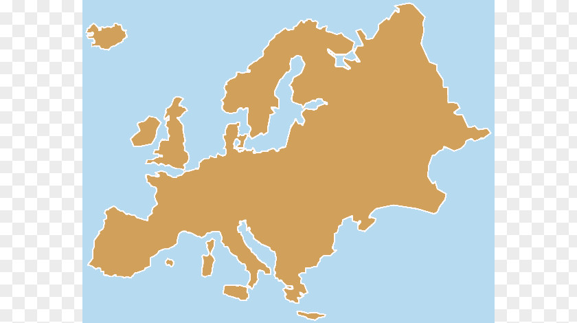 Europe Cliparts Vector Map Clip Art PNG