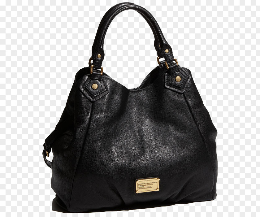 Reese Witherspoon Hobo Bag Handbag Tote Leather Black PNG