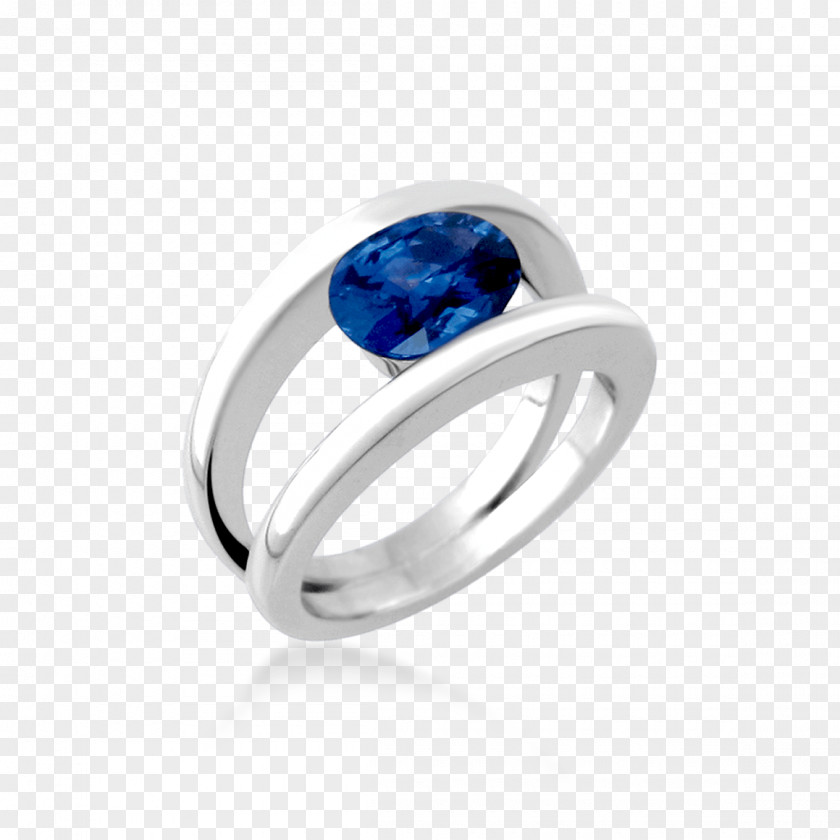 Ring Solitaire Engagement Sapphire Jewellery PNG