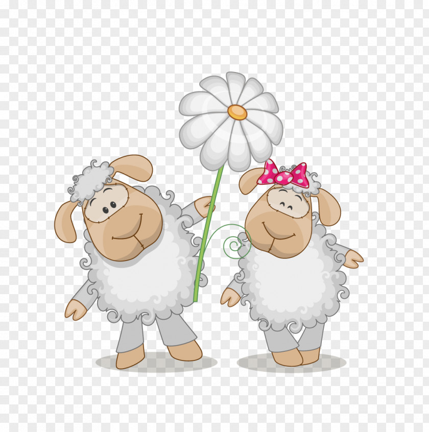 Sheep Euclidean Vector Illustration PNG