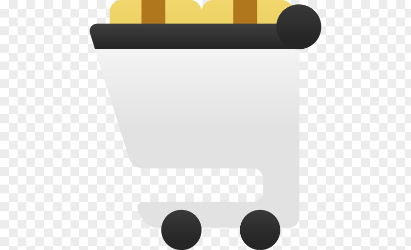 Shopping Cart Full Angle Material Line PNG