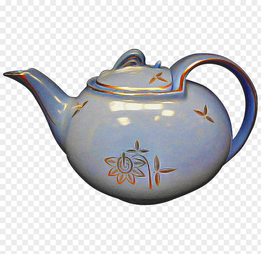 Small Appliance Pottery Kettle PNG
