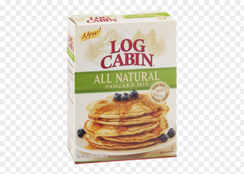 Breakfast Pancake Waffle Log Cabin Syrup PNG