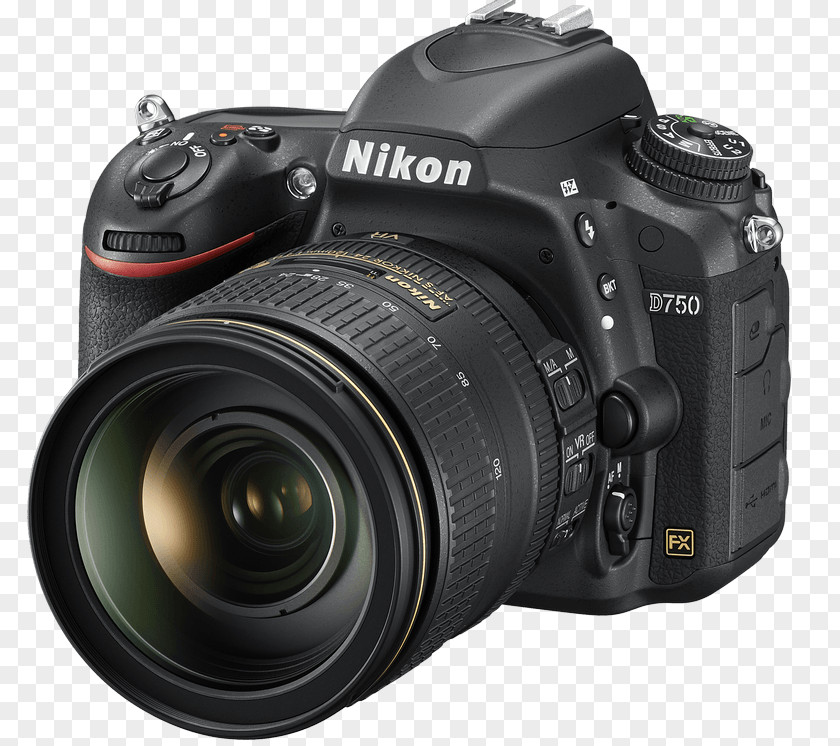 Camera Lens Nikon D750 AF-S Nikkor 24-120mm F/4G ED VR Digital SLR Photography PNG