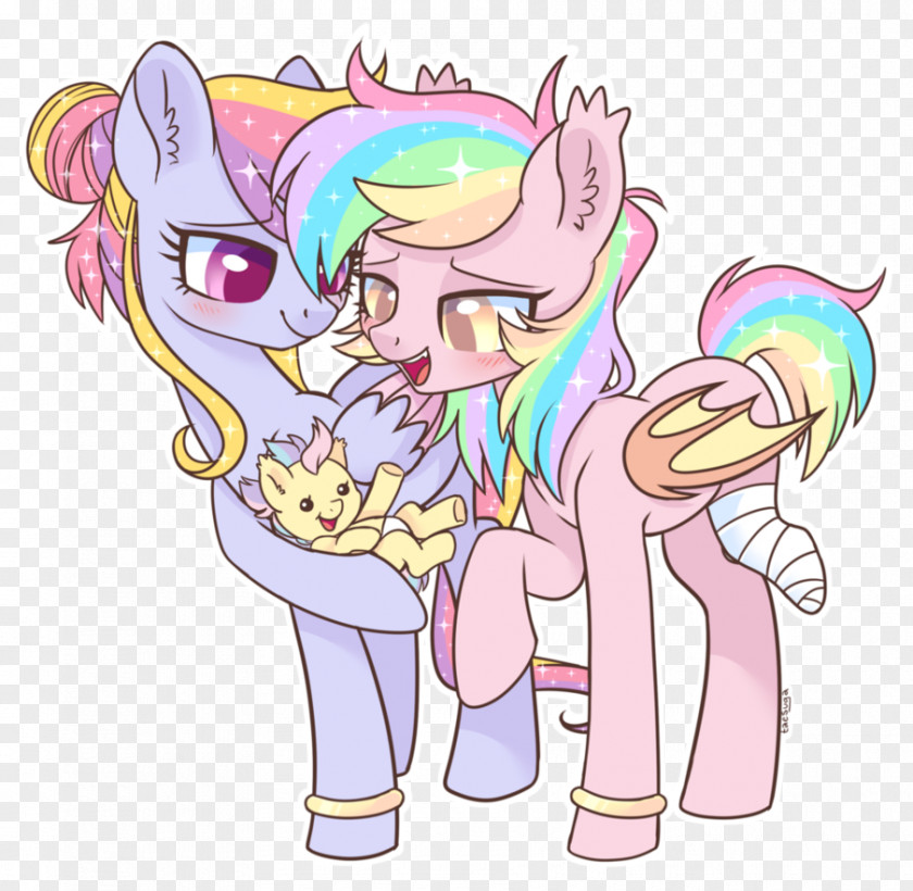 New Parents Pony Spike Fandom Fan Fiction Art PNG