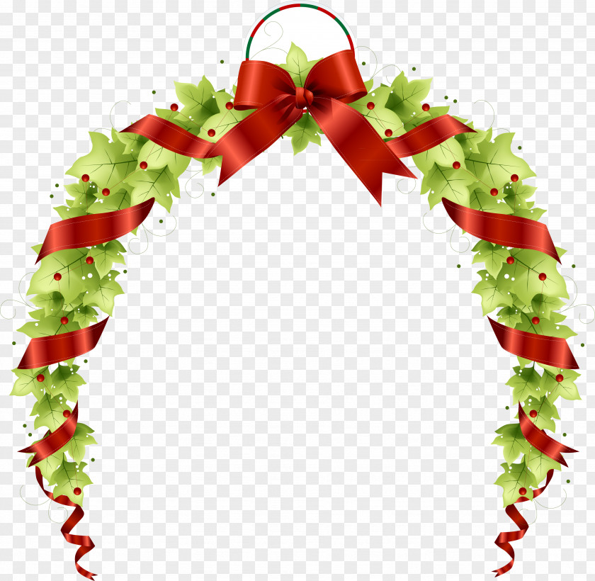 Christmas Wreath Clip Art PNG
