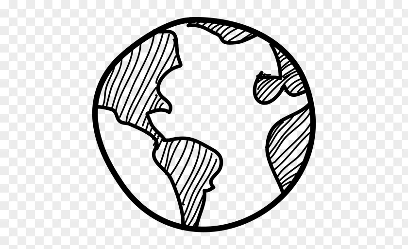 Drawn Earth Globe Drawing PNG
