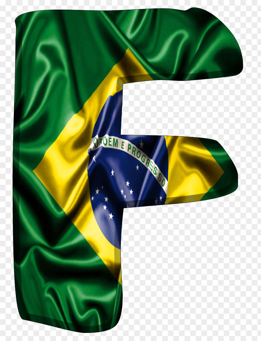 Flag Of Brazil Day Letter Alphabet PNG