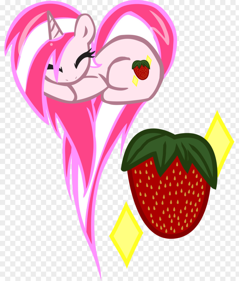 Strawberry Pudding Pony Pinkie Pie Heart Rarity Rainbow Dash PNG