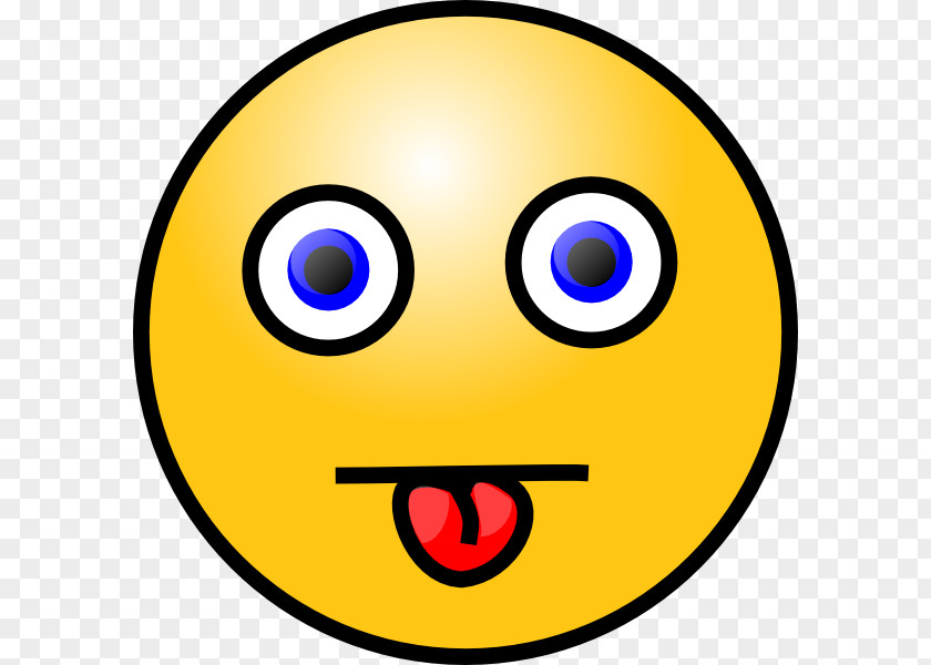 Tongue Out Smiley Face Emoticon Clip Art PNG