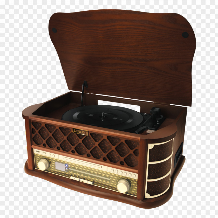 Turntable Gramophone Sencor USB CD Player Phonograph Record PNG