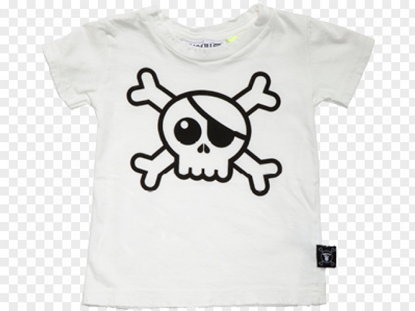 Skull T-shirt Long-sleeved Dress PNG