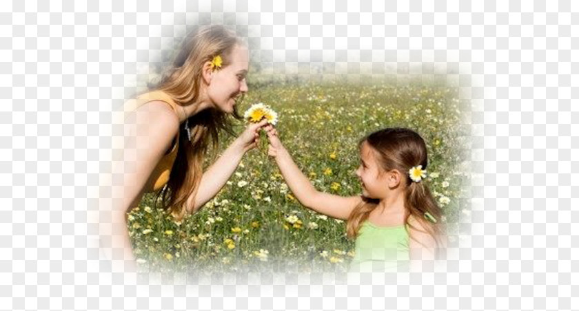 Child Mother's Day Flower Gift PNG
