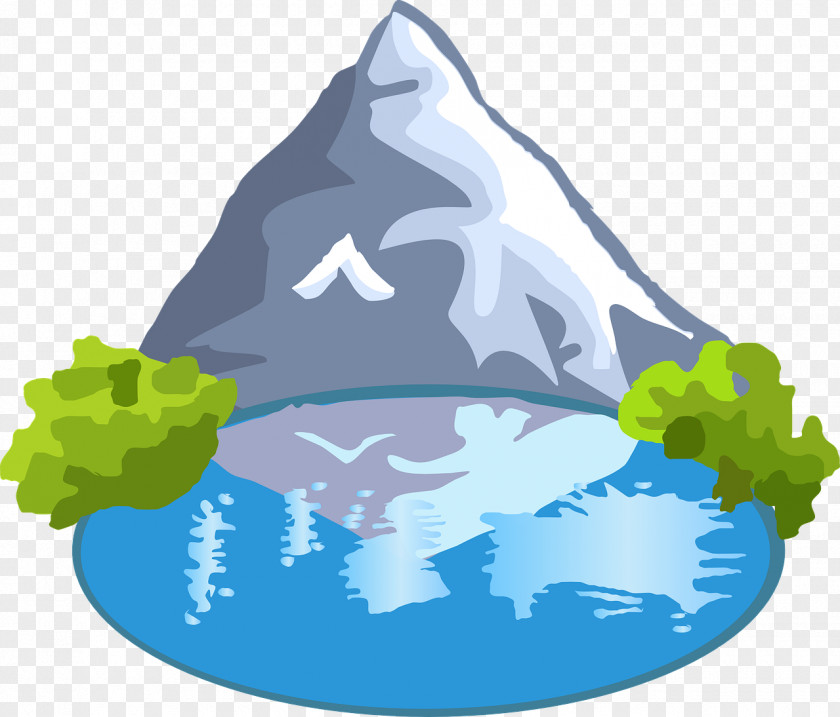 Mountain Lake Clip Art PNG