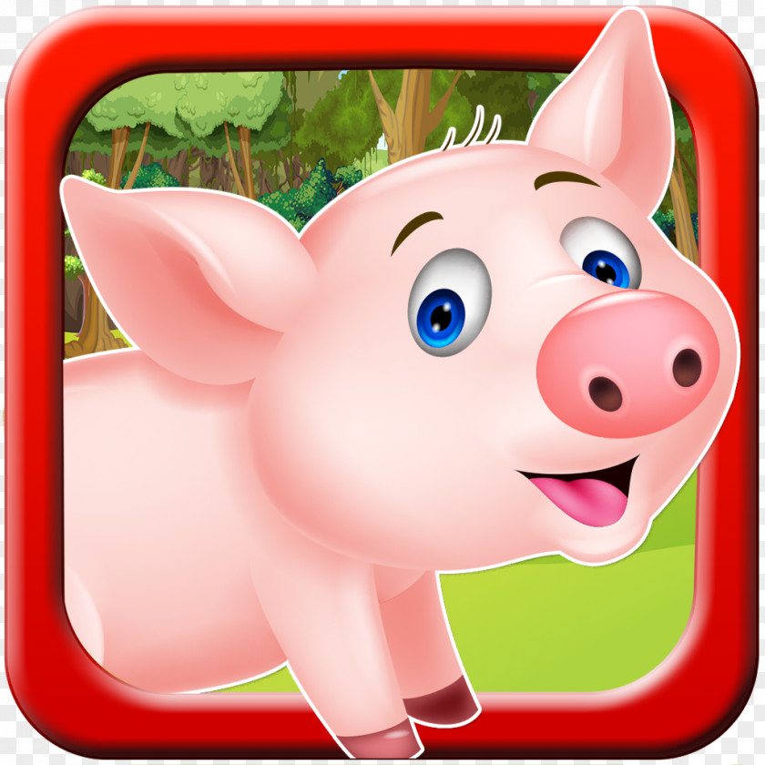 Pig Snout Pink M Animated Cartoon PNG