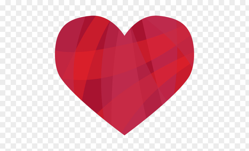 Striped Emoji Heart PNG