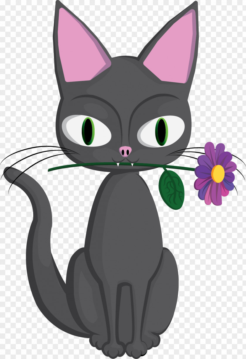 Creative Cat Logo Korat Whiskers Kitten Tabby Domestic Short-haired PNG