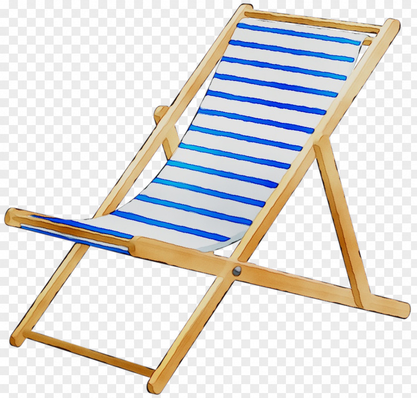 Deckchair Table Sticker Design PNG