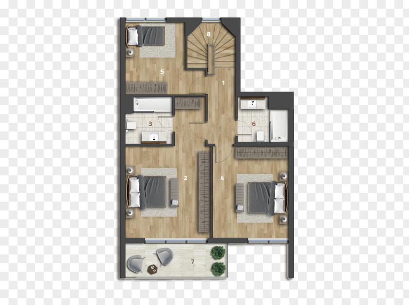 Koy Facade Floor Plan PNG