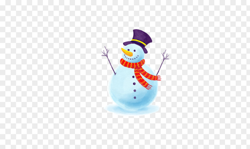 Snowman Euclidean Vector Drawing PNG