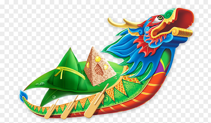 Boat Zongzi Dragon Festival Bateau-dragon Illustration PNG