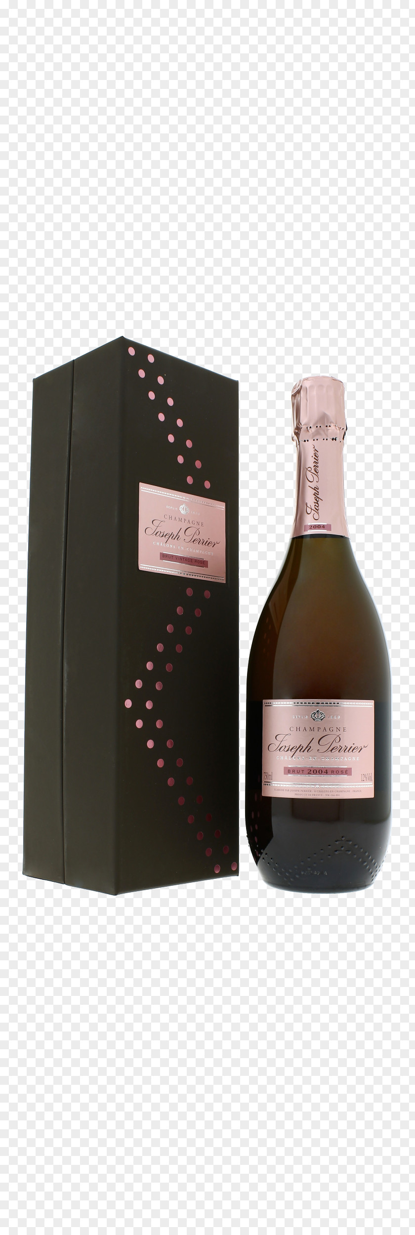 Champagne Joseph Perrier Sparkling Wine Rosé PNG
