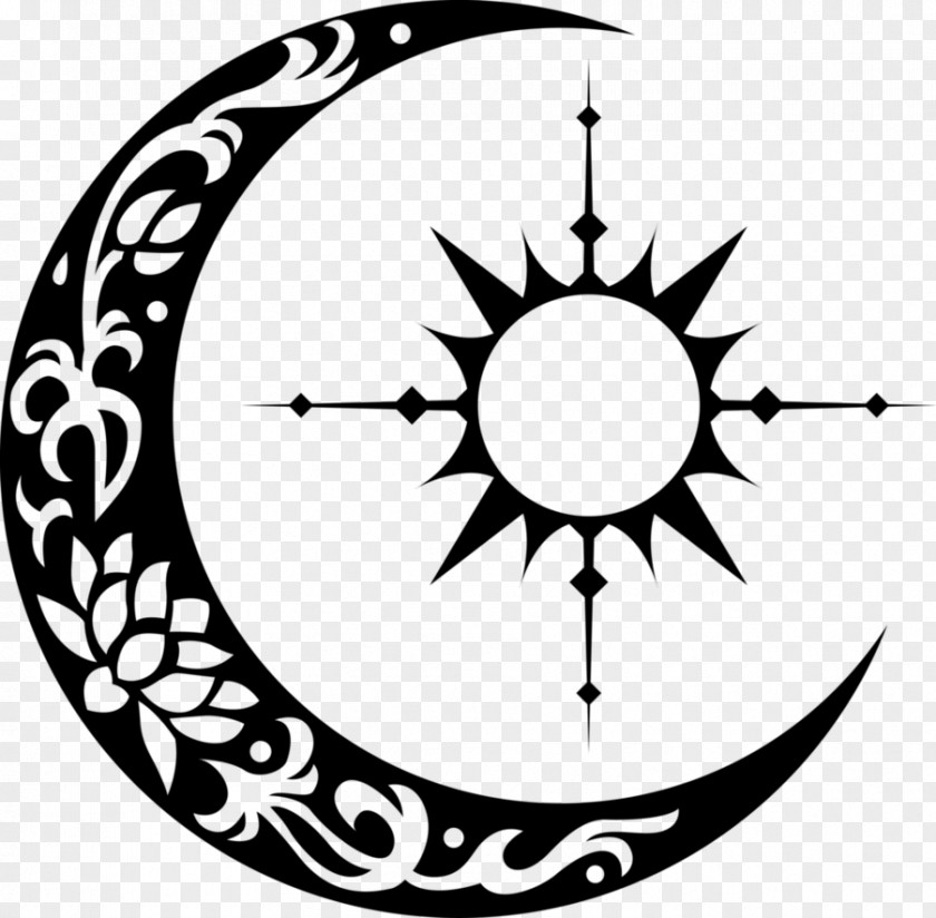 Moon Tattoo Artist Henna Symbol PNG