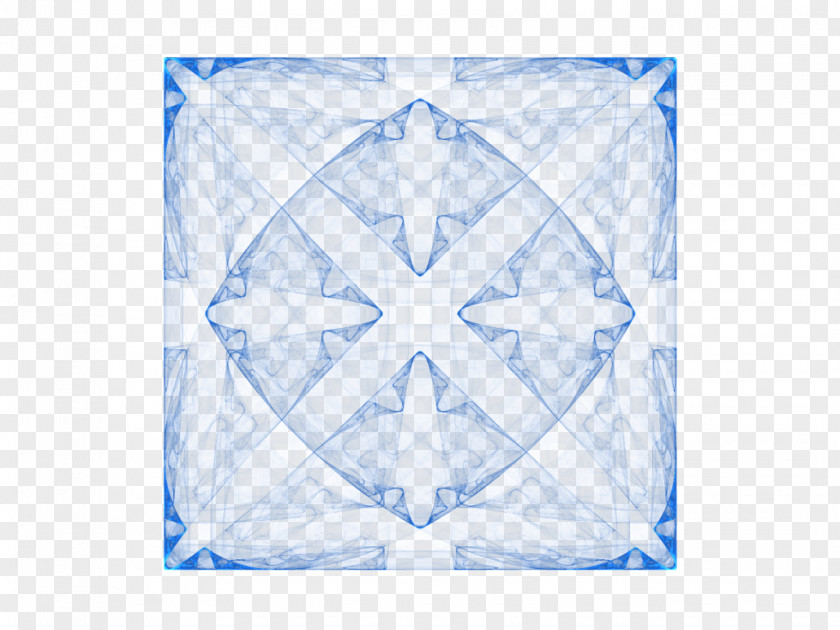 Origami Cobalt Blue Textile Pattern PNG
