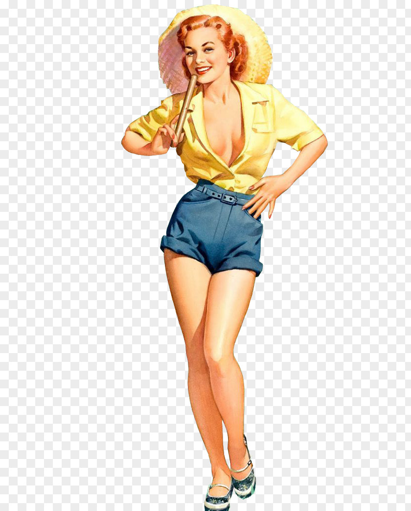 Pin-up Girl Artist Retro Style PNG girl style, 3ds clipart PNG