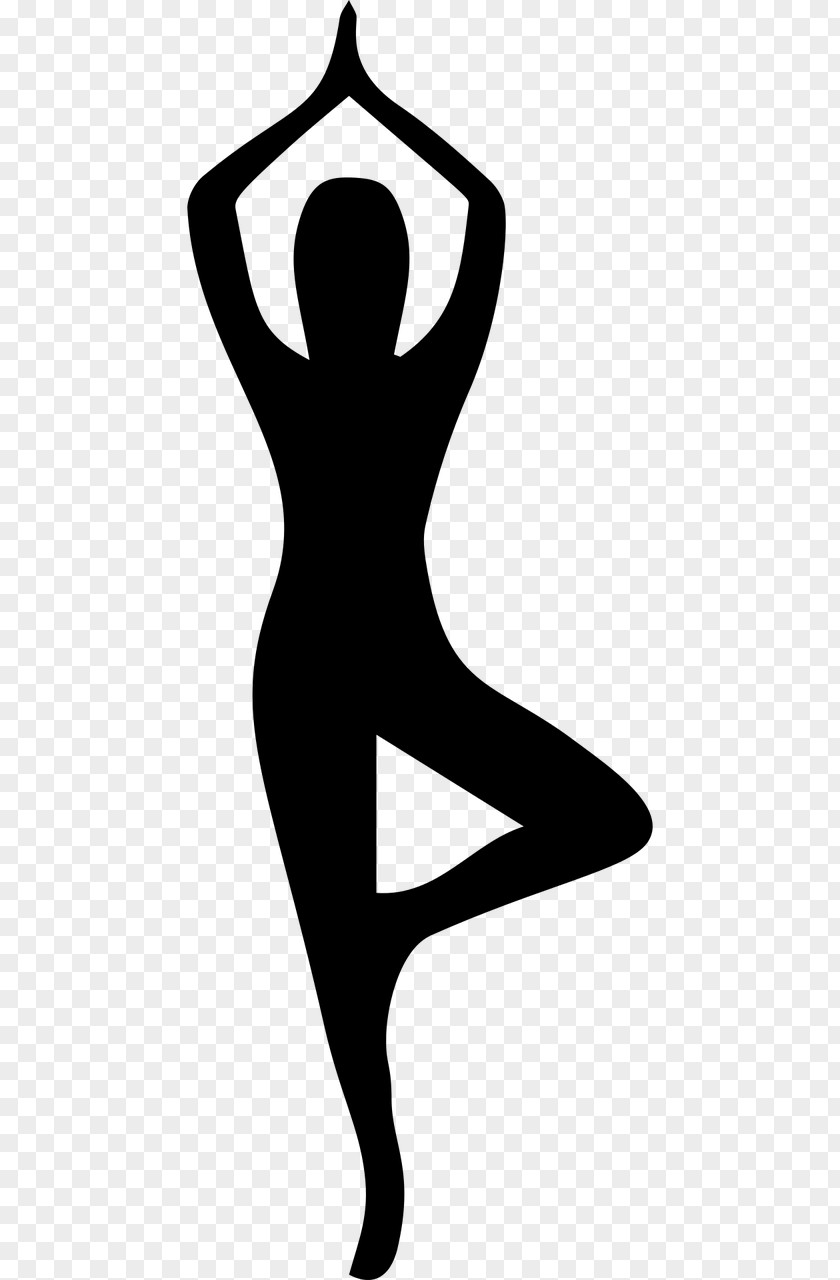 Yoga Silhouette Asana Clip Art PNG