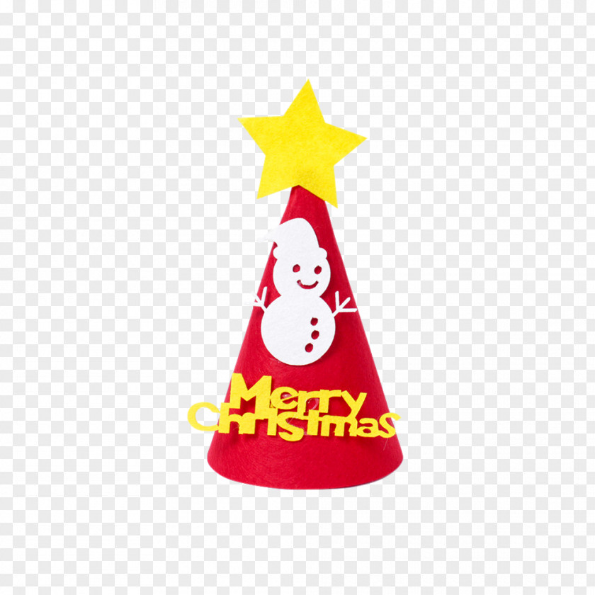 Christmas Element Icon Red Star Cap Free Buckle Material Euclidean Vector Hat PNG