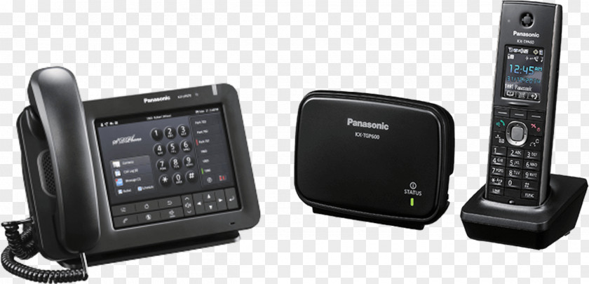 Panasonic Phone Digital Enhanced Cordless Telecommunications VoIP Business Telephone System PNG