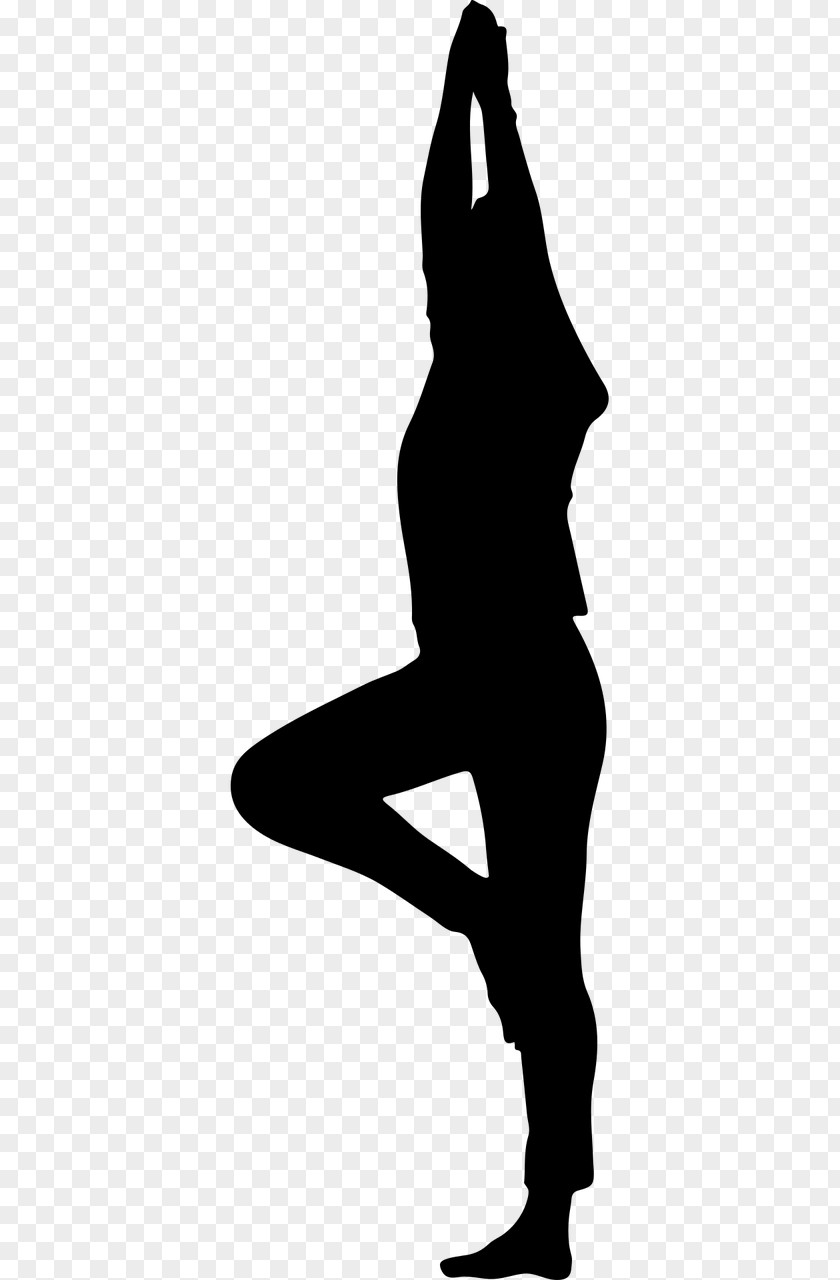 Standing Lotus Position Yoga Background PNG