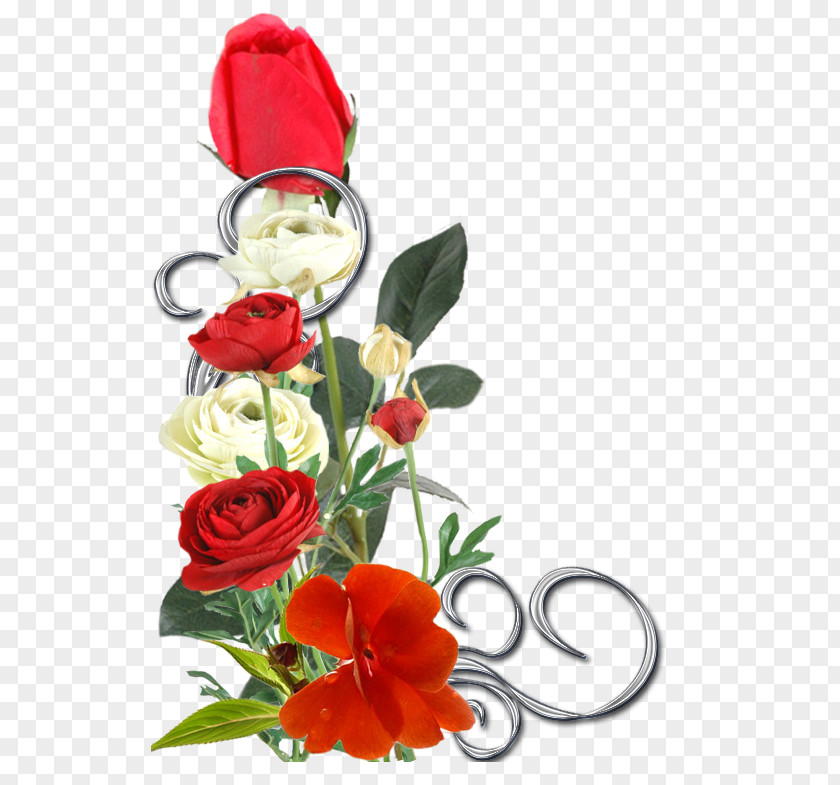Three-dimensional Flowers Birthday Flower Bouquet Wish Guestbook PNG