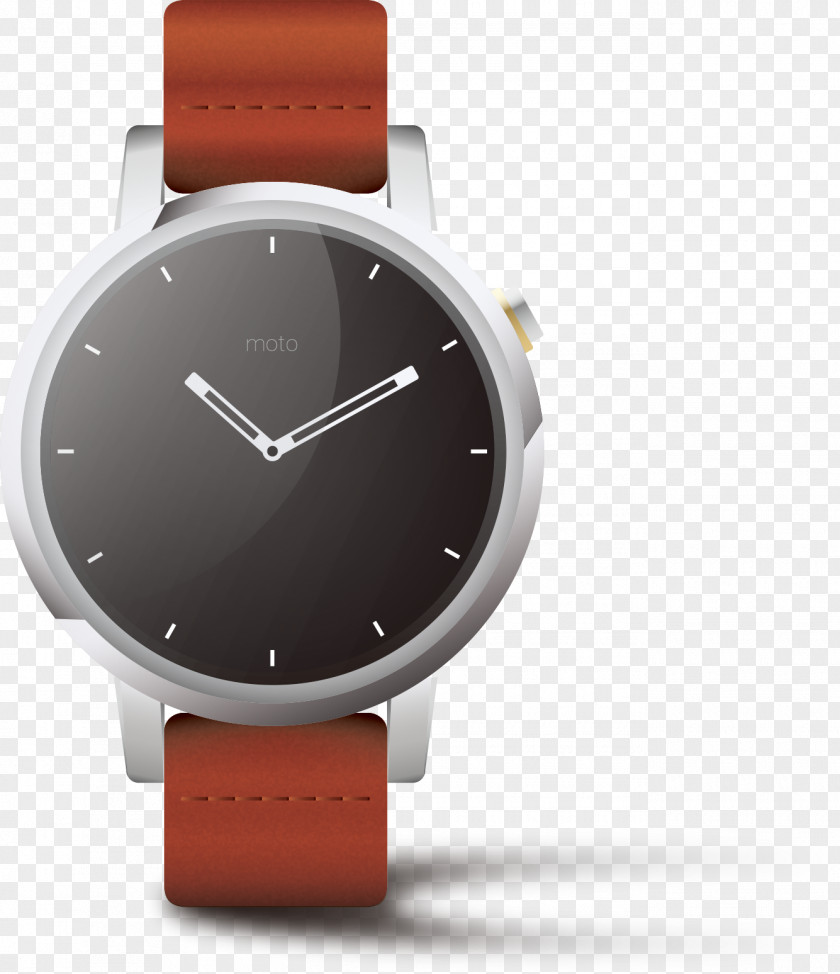 Watch Moto 360 (2nd Generation) Mockup PNG