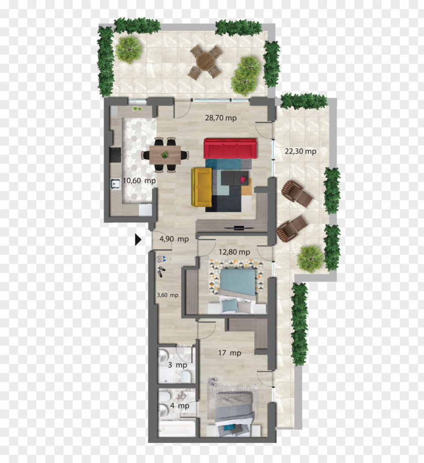 Apartment Floor Plan Television Room Family PNG