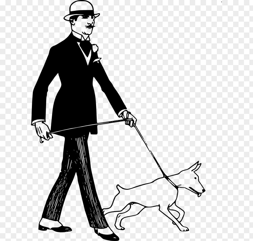 Dog Man Walking Clip Art PNG