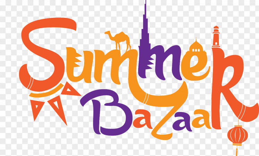 Dubai City عالم مدهش Bazaar Marketplace Summer Logo PNG