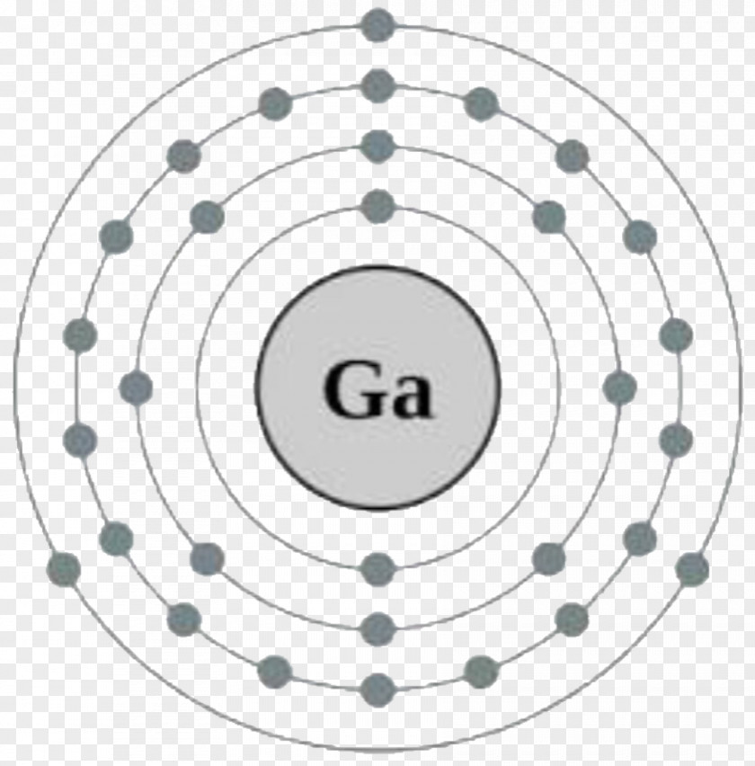 Iron Valence Electron Shell Configuration Chemical Element PNG