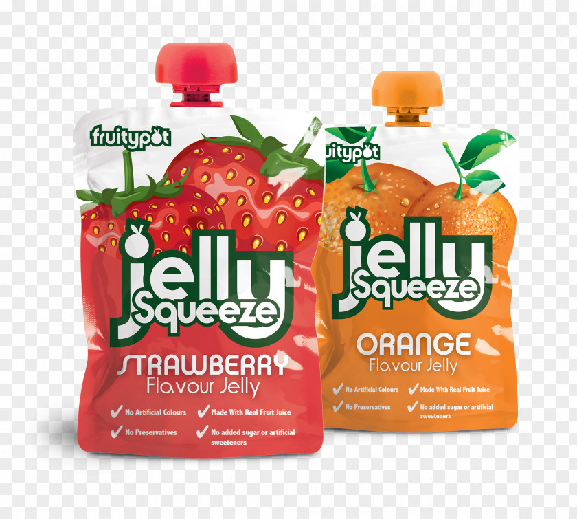 Juice JellySqueeze Strawberry 95g (Pack Of 16) Vimto Jam Fruitypot Jelly Squeeze PNG