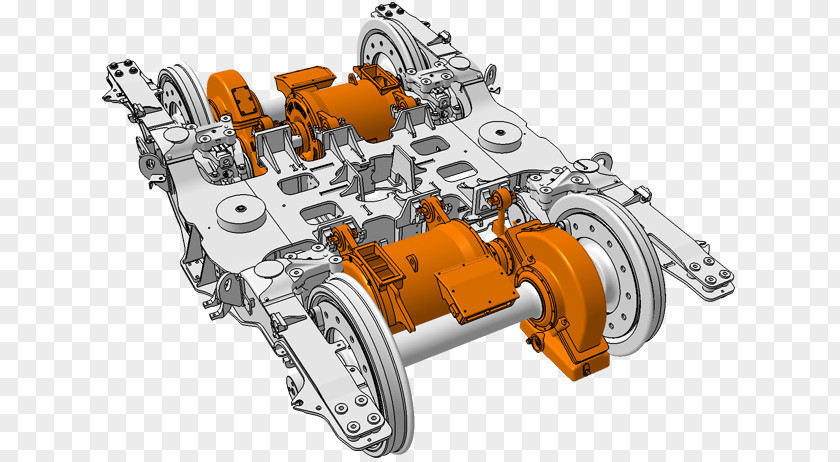 Train Wheel Engineering Machine PNG