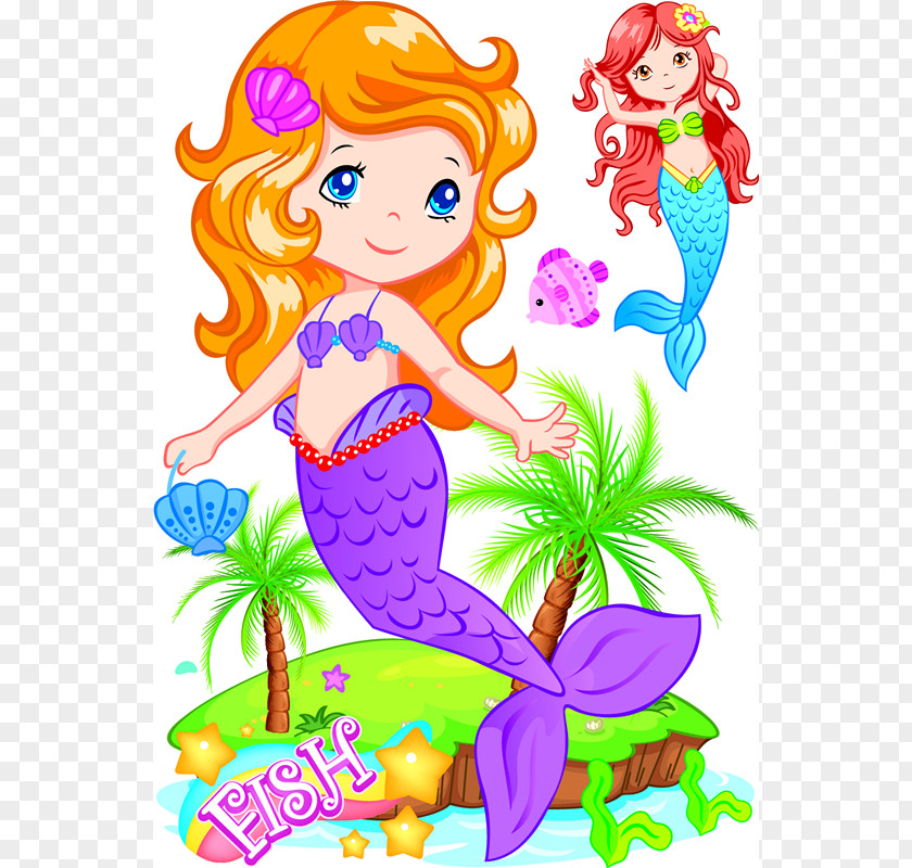 Beautiful Mermaid Download Clip Art PNG